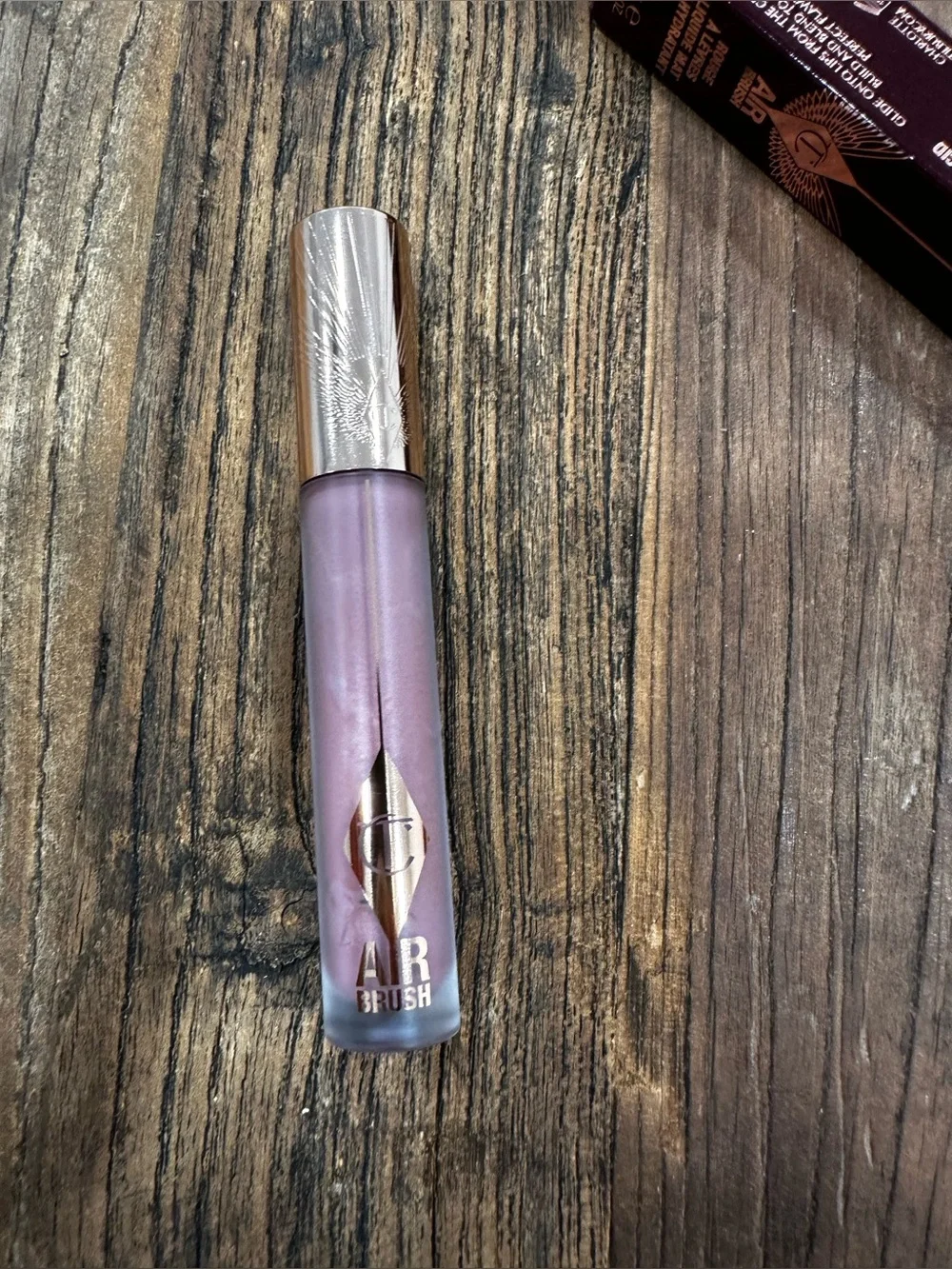Charlotte Tilbury Airbrush Lip Blur Liquid Lipstick - Deep Burgundy Box